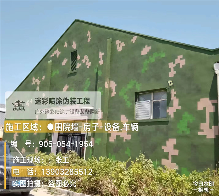 黄浦外墙数码迷彩漆施工报价清单（100㎡标准墙面测算）